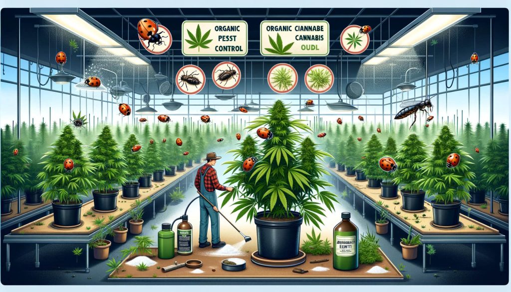 Organic pest control methods for cannabis cultivation