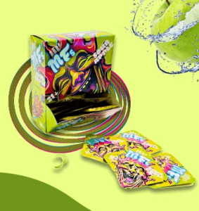 Lil MFs Sour Apple tryptamine euphoric tablets with box and packaging