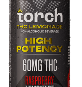 torch high potency 60mg thc Raspberry lemonade non-alcoholic thc beverage