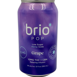 Brio POP 10 mg THC Grape Soda