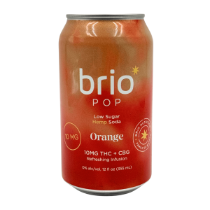 Brio POP 10mg THC Orange Soda