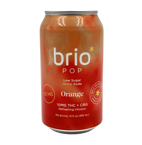 Brio POP 10mg THC Orange Soda