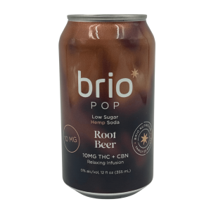 Brio POP 10mg Root Beet THC soda