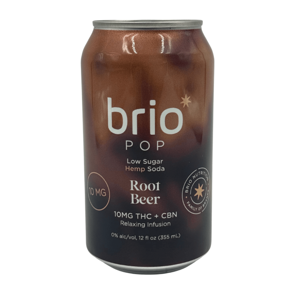 Brio POP 10mg Root Beet THC soda