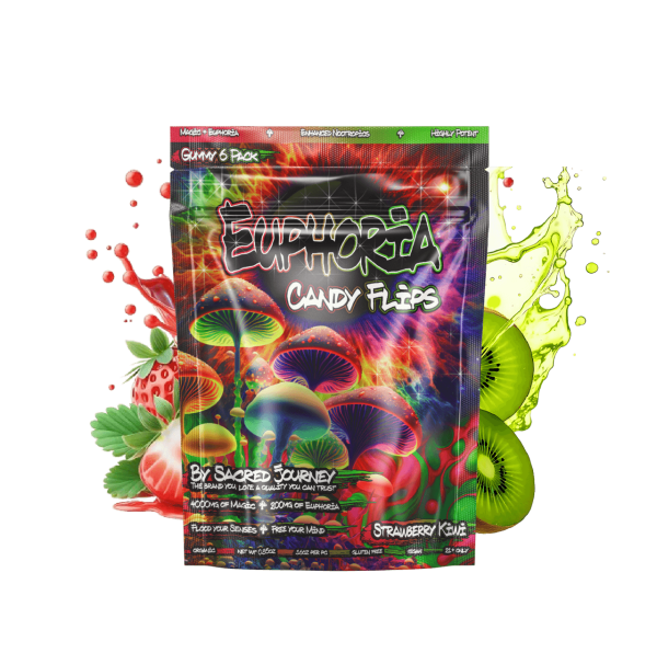 Strawberry Kiwi Euphoria Candy Flips from Sacred Journey
