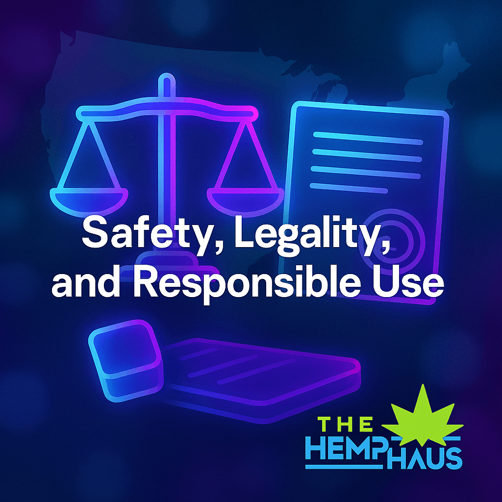 Safety, Legality and Responsible Use